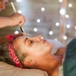 Woman Getting Facial